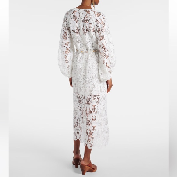 Zimmermann Coro Long Sleeve Guipure Lace Dress Ivory Various Size Available - Picture 3 of 16